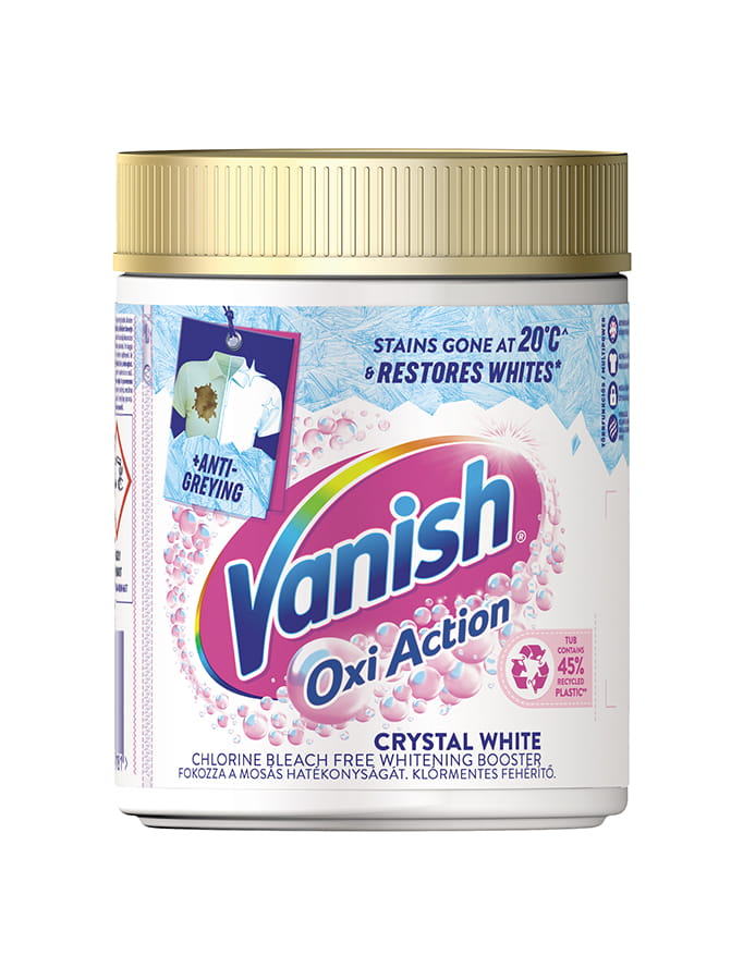 Vanish Oxi Action prašak za odstranjivanje mrlja za bijelo rublje 470g